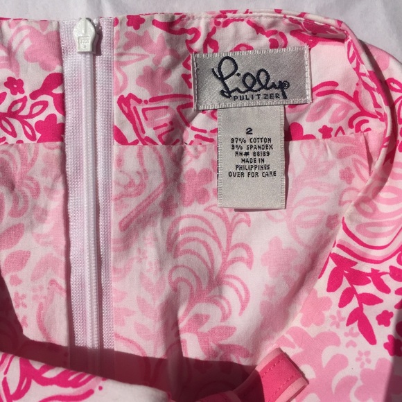 Lilly Pulitzer Vintage  Pink Skort Size 2 - Picture 3 of 6